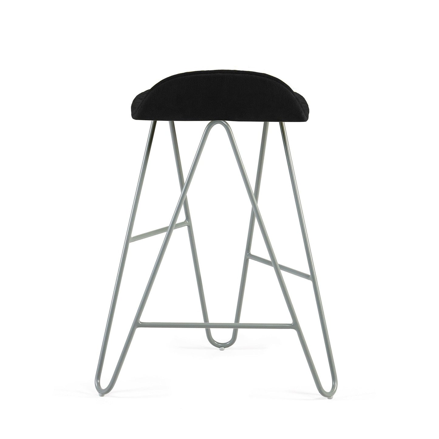 Krzesło barowe Mannequin Bar 02 Low - Czarne