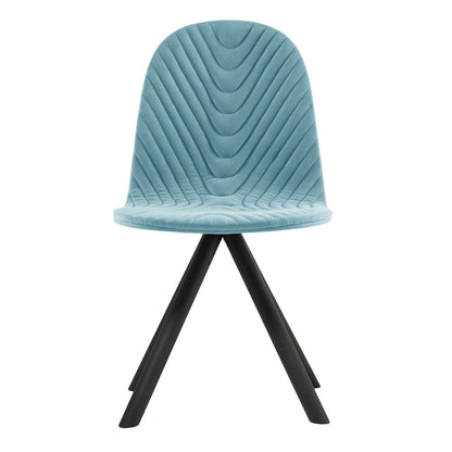 Krzesło Mannequin 01 black - Jasnoniebieskie