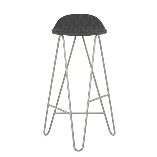 Krzesło barowe Mannequin Bar 02 High - Ciemnoszare