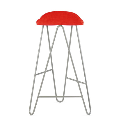 Krzesło barowe Mannequin Bar 02 High - Czerwone