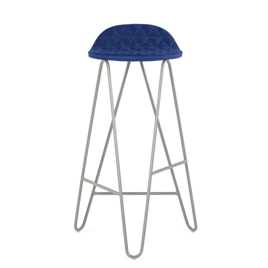 Krzesło barowe Mannequin Bar 02 High - Granatowe