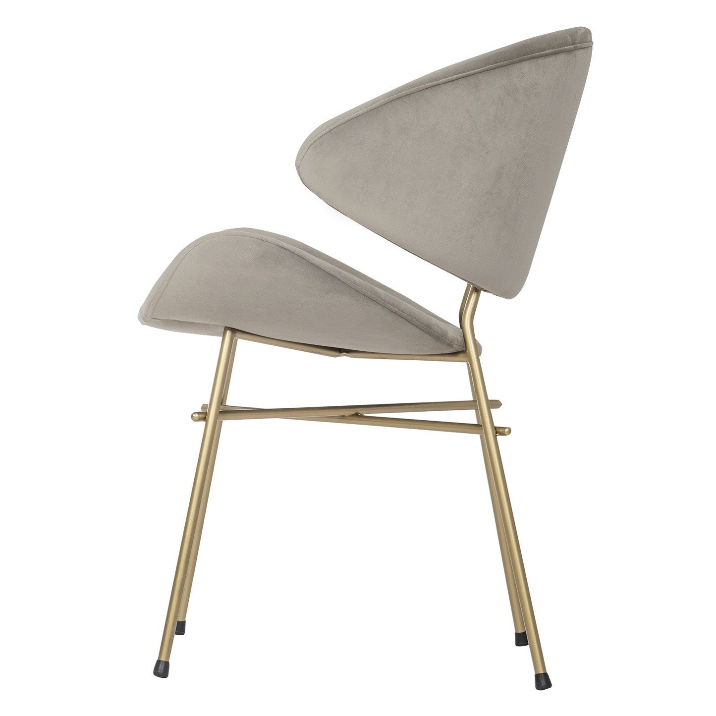 Krzesło Cheri Velours Gold - Beżowe