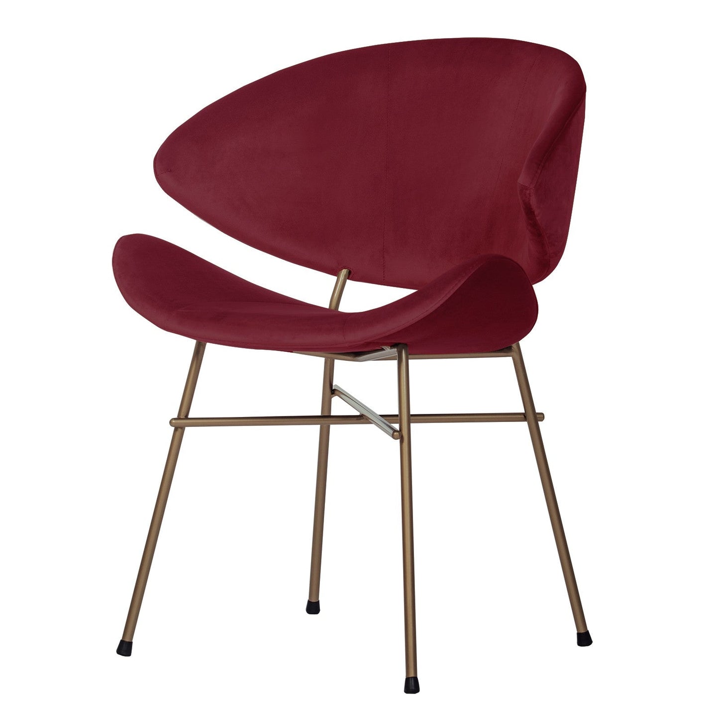 Krzesło Cheri Velours Copper - Czerwone