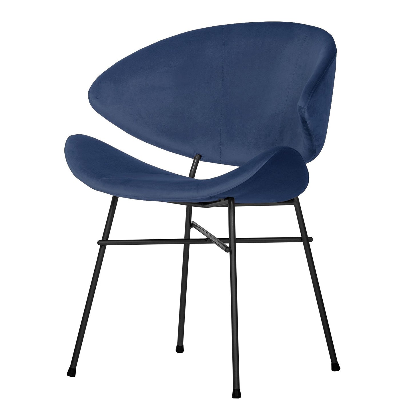 Krzesło Cheri Velours - Granatowe