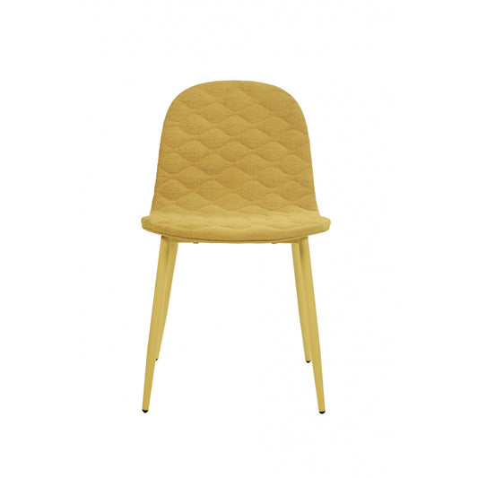Krzesło Mannequin Pastel - Musztardowe